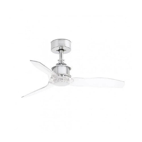 faro Plafonnier ventilateur Just Acier