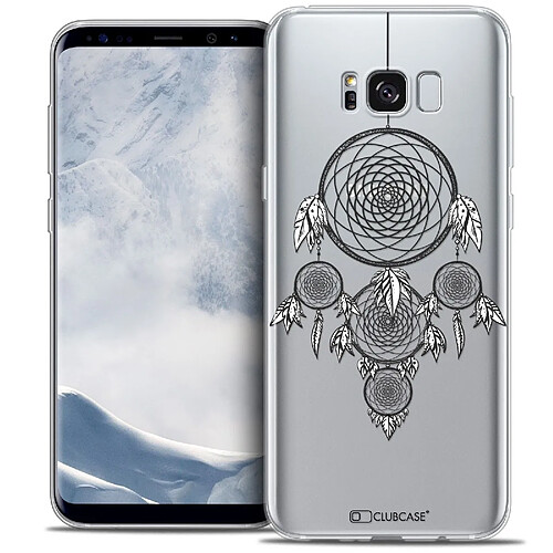 Caseink Coque Housse Etui Samsung Galaxy S8+/ Plus (G955) [Crystal Gel HD Collection Dreamy Design Attrape Rêves NB - Souple - Ultra Fin - Imprimé en France]