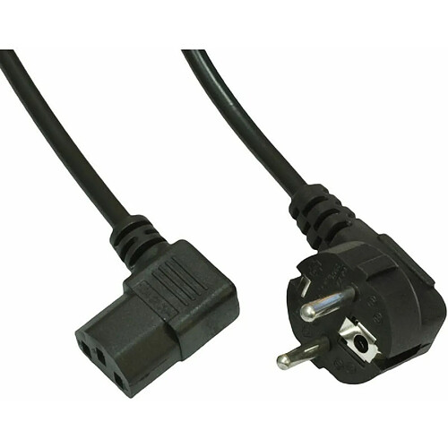 AKYGA Kabel zasilaj¹cy AK-PC-02A k¹towy CCA IEC C13 CEE 7/7 250V/50Hz 1.5m