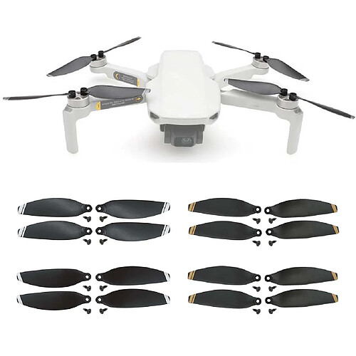 8x Hélices à Faible Bruit Accessoires pour DJI Mavic Mini Drone