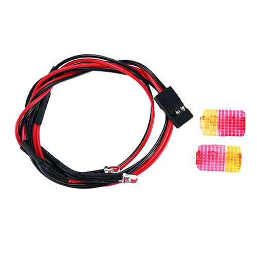 Feux Arrière De Voiture RC Lumière 3 Mm à Coque De Voiture RC Directement Pour RC Rouge