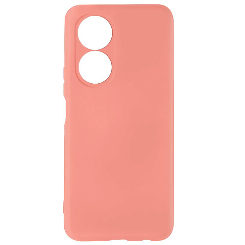 Avizar Coque Honor X7 Silicone Semi-rigide Soft-touch Fine Rose Pale