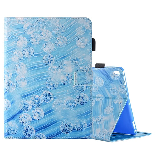 Wewoo Coque pour iPad Pro 10,5 pouces motif de pissenlit horizontal étui en cuir flip avec 3 porte-engrenages et fentes cartes