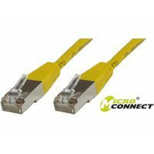 Disney Microconnect stp60025y 0.25 m Cat6 F/UTP (FTP) jaune – Câble de réseau (RJ-45, RJ-45, Mâle/Mâle, Cat6, F/UTP (FTP), jaune)