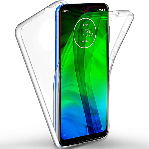 Xeptio Motorola Moto G7 PLUS (G7+) coque gel tpu intégrale 360 degres avant arrière