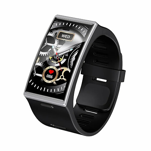 Dm12 Smartwatch 1.9 Pouces Fréquence Cardiaque Pression Artérielle Surveillance Du Sommeil Sport Bracelet Intelligent Noir