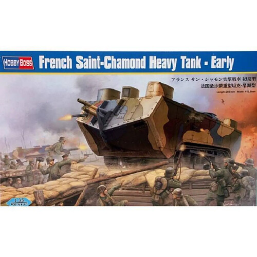 Hobby Boss Maquette Char French St. Chamond Heavy Tank-early