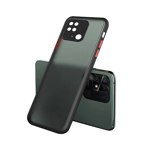 PHONECARE Coque Anti Choque Caméra Protection pour Xiaomi Redmi 10C - Noir