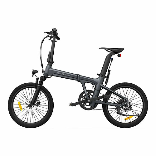 Vélo électrique pliant ADO Air 20S - Moteur 250W Batterie 36V9.6Ah Assisté Autonomie 100KM Freins à Disque Hydrauliques - Gris