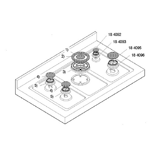 Bosch CHAPEAU DE BRULEUR REP 4