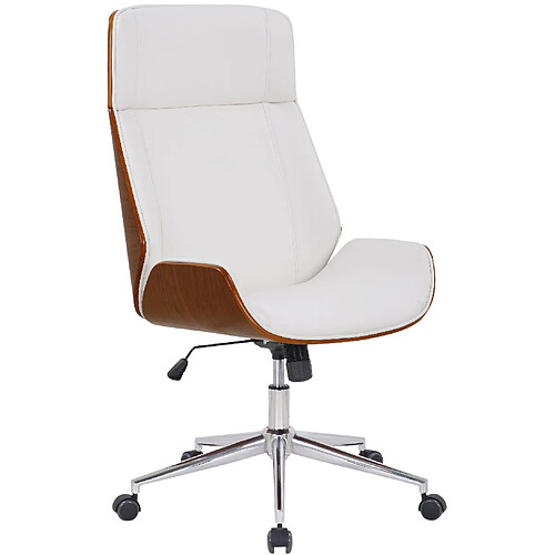 Non Chaise de bureau Varel simili cuir