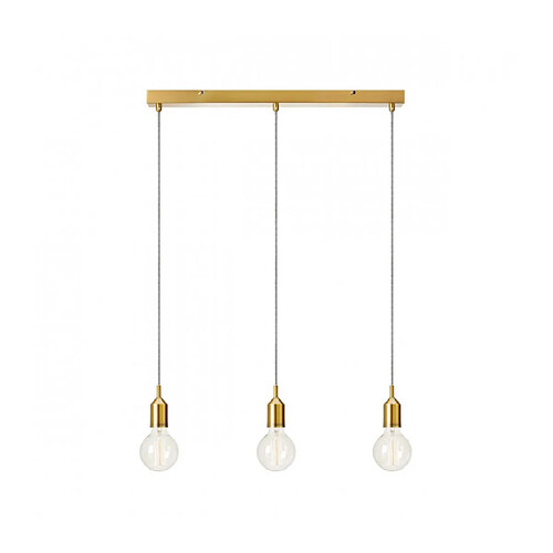 Markslojd Suspension Bronx Métal Bronze 3 ampoules 160cm