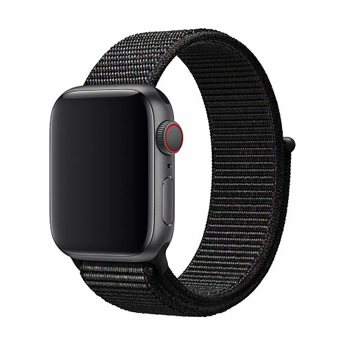 Devia Bracelet pour Apple Watch 38/40/41mm en Nylon Noir