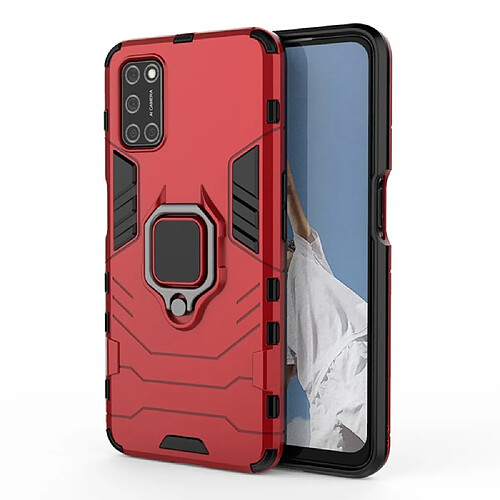 Coque en TPU avec support de bague rouge pour votre Oppo A52/A72/A92