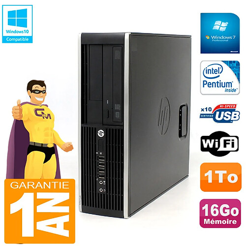 PC HP Compaq Pro 6200 SFF Intel G840 RAM 16Go 1To Graveur Wifi W7 · Occasion