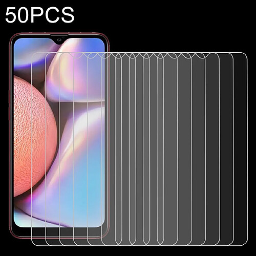 Wewoo Film de verre trempé de 50 PCS 0.26mm 9H 2.5D pour Galaxy A10s