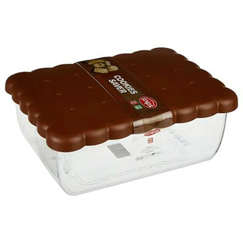 Boîte à Biscuits Cookies 2,7L Marron