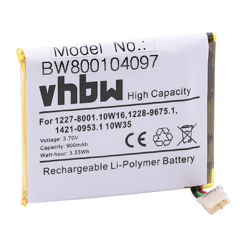 Vhbw Batterie Li-Polymer 900mAh (3,7V) pour Sony-Ericsson E10i & Xperia X10 Mini, etc. Remplace: 1227-8001.10W16, 1228-9675.1, 1421-0953.1 10W35