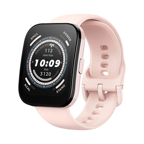 Amazfit Bip 5 46 mm Montre connectée Bluetooth Rose (Pastel Pink)