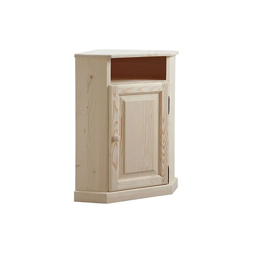 Aubry Gaspard Petit meuble d'angle en bois brut.