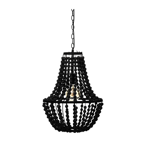 Atmosphera, Createur D'Interieur Suspension Perles Goya Noir H 53 cm - Atmosphera