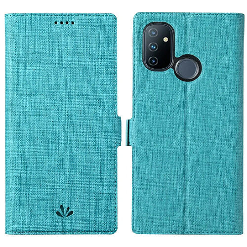 Vili Etui en PU + TPU supports pour cartes, antichoc bleu pour votre OnePlus Nord N100