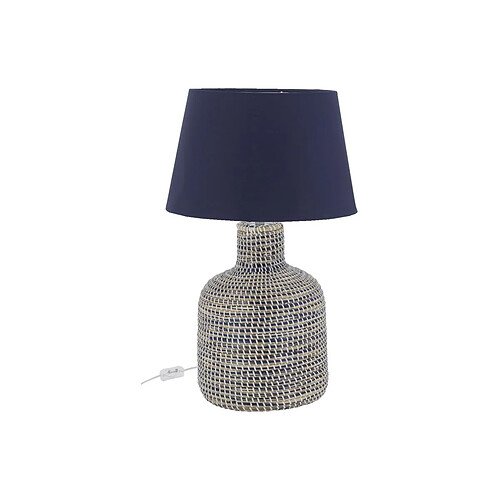 Aubry Gaspard Lampe en jonc et coton.