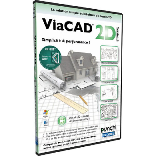 Encore ViaCAD 2D v. 9 - Licence Perpétuelle - 1 poste