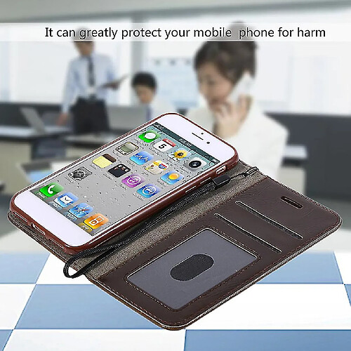 Universal Couverture de protection de protection téléphonique Flip Type PU Couvercle en cuir adapté à l'iPhone 7 / 7S