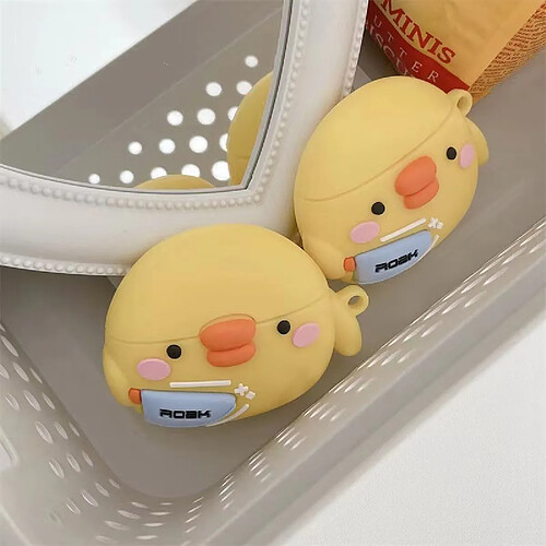 GUPBOO Airpods Coque Housse Étui Protecteur Compatible pour AirPods Pro-Poulet de vol mignon en trois dimensions