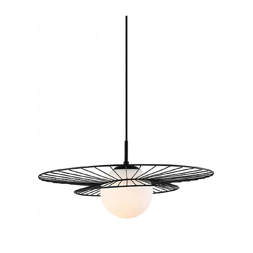 Luminaire Center Suspension moderne Alison Noir