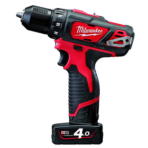 Perceuse Visseuse MILWAUKEE 12V 2 Vitesses 4Ah Red Lithium M12 BDD-402C - 4933441925