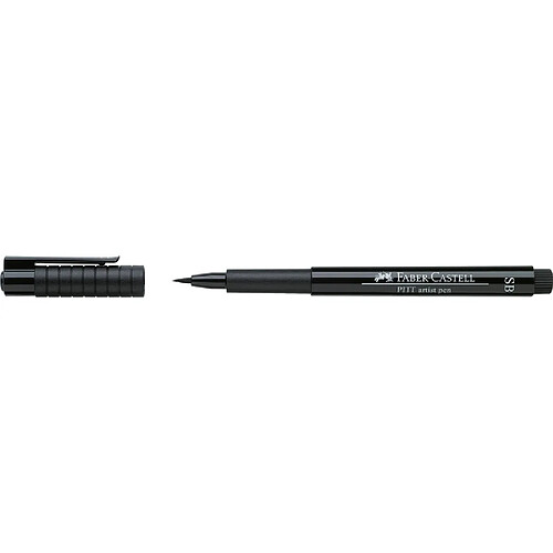 FABER-CASTELL Feutre PITT artist pen, noir ()