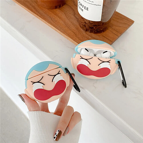 GUPBOO Airpods Coque Housse Étui Protecteur Compatible pour AirPods 3-Dessin animé mignon mâle en silicone