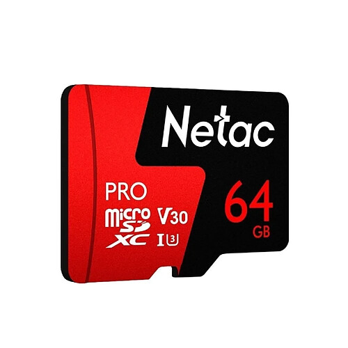 Wewoo Carte Micro SD P500 PRO 64 Go U3 Niveau de vitesse Automobile Enregistreur de données Moniteur mémoire pour appareil photo TF