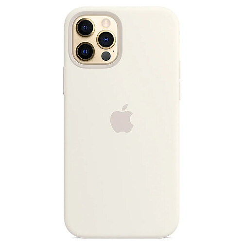 Apple Coque en silicone MagSafe pour l'iPhone 12 (Pro) - White