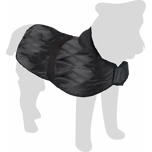 Flamingo Eisbär Manteau pour Chien Noir 25 cm