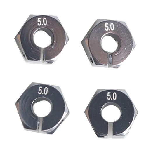 12mm mise à niveau des pièces hexagonales roues coupleur de base 5.0 épais pour hsp rc pièces gris