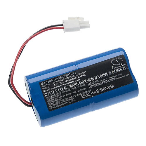 vhbw Batterie compatible avec DynaTrap H-SC3000X4 piège à insectes, lampe anti-moustique (3000mAh, 4,8V, NiMH)