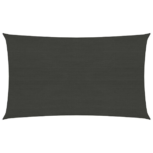 ComfortXL Voile D'ombrage 160 G/m² Anthracite 3,5x5 M Pehd