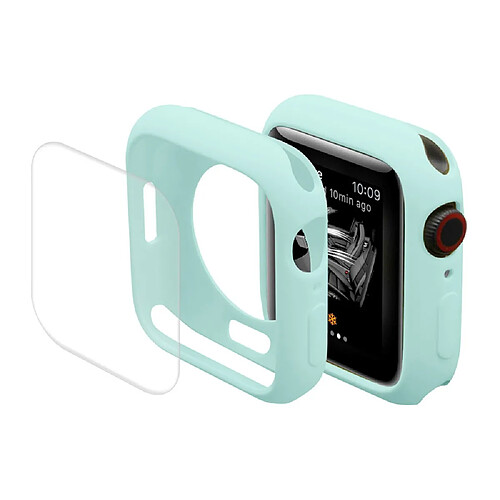 Coque en TPU ENKAY anti-griffes, bleu clair pour votre Apple Watch Series 7 41mm