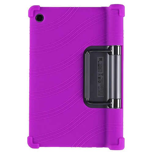 Coque en silicone flexible avec béquille pliable violet pour votre Lenovo Yoga Tab 11