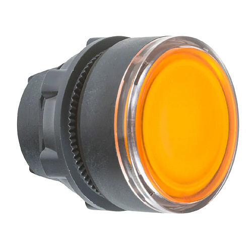 Schneider Electric tête bouton poussoir - lumineux - affleurant - orange - schneider zb5aw353