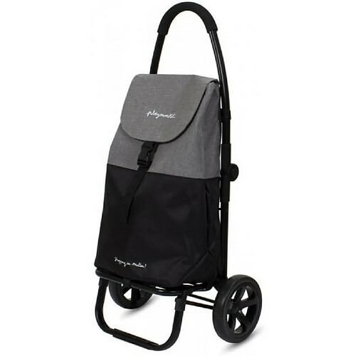 Poussette de marché 2 roues 46l noir - 24916d285 - PLAYMARKET