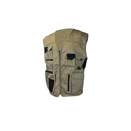 Gilet de travail COFRA expert - beige et noir - Taille 54