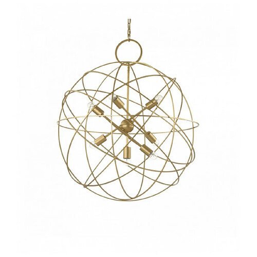 Ideal Lux Suspension Dorée KONSE 7 ampoules