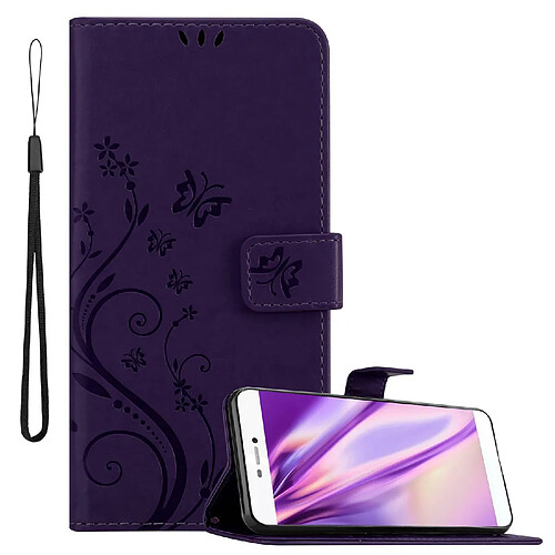 Cadorabo Coque Huawei P8 Etui en Mauve