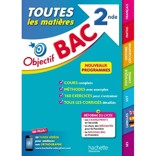 Toutes les matières 2de : nouveaux programmes · Occasion