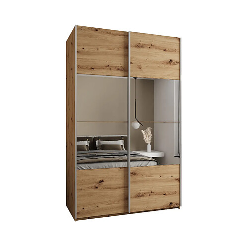 Abiks Meble Armoire à portes battantes Lux 4 245,5/160/64 2 portes