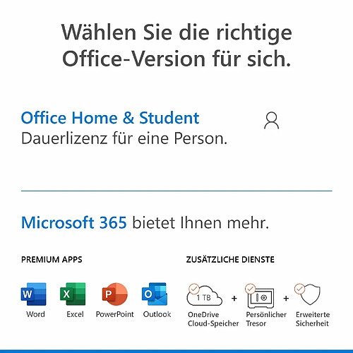 Microsoft OFFICE HOME AND STUDENT 2019 D - GERMAN EUROZONE MEDIALESS P6 GR